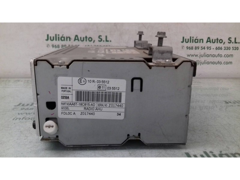 Recambio de sistema audio / radio cd para ford fiesta (cb1) titanium referencia OEM IAM 10R035512  