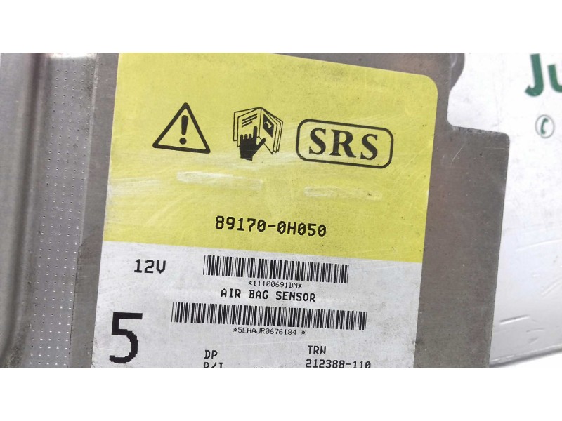 Recambio de centralita airbag para peugeot 107 urban referencia OEM IAM 891700H050 212388110 SRS