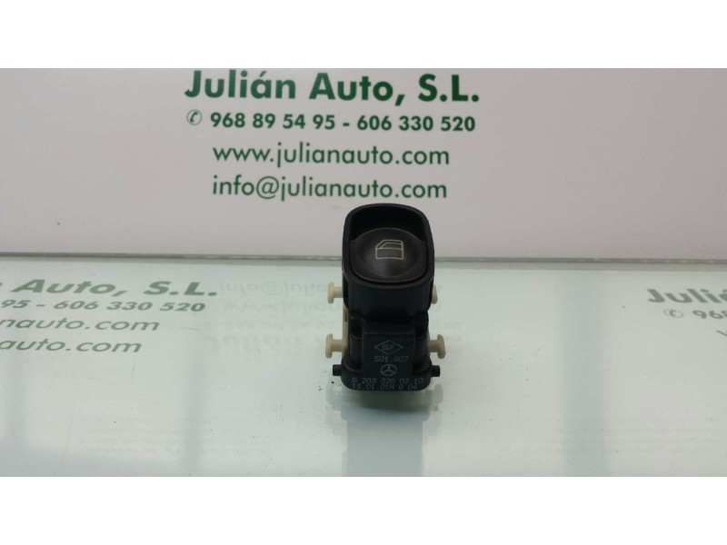 Recambio de mando elevalunas trasero izquierdo para mercedes-benz clase c (w203) berlina referencia OEM IAM A2038200210 501807 