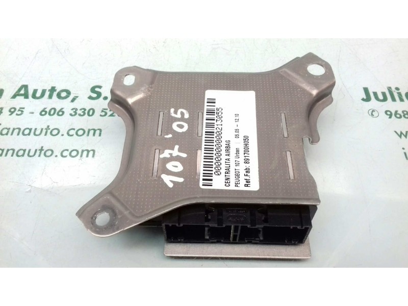 Recambio de centralita airbag para peugeot 107 urban referencia OEM IAM 891700H050 212388110 SRS