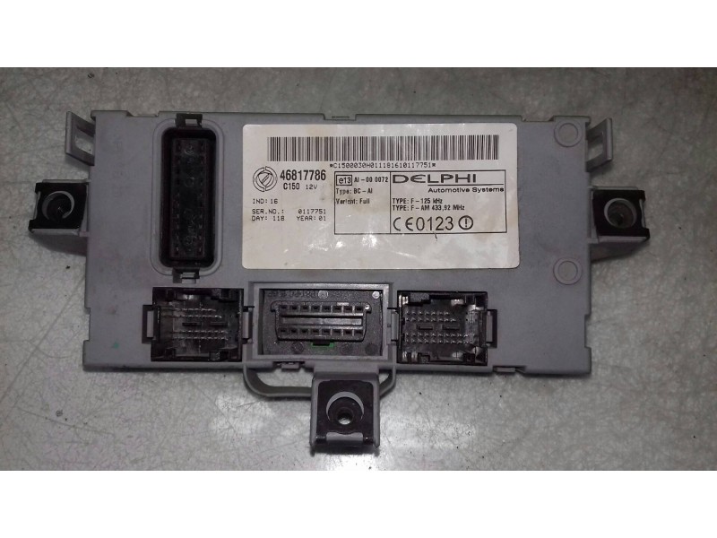 Recambio de modulo electronico para alfa romeo 147 (190) 1.9 jtd distinctive referencia OEM IAM 46817786  DELPHI