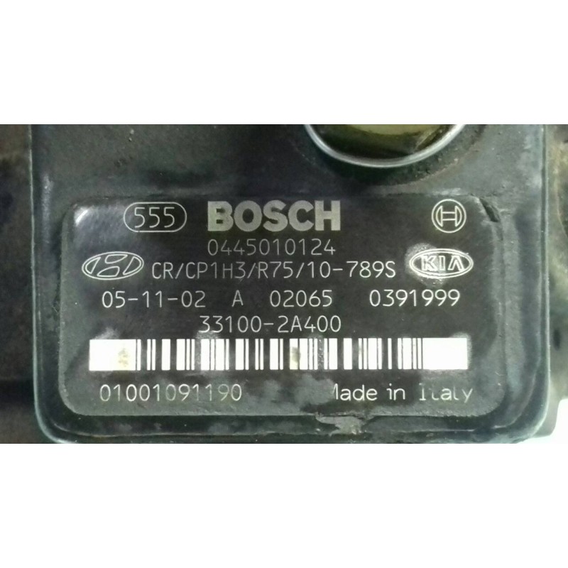 Recambio de bomba inyeccion para hyundai matrix (fc) 1.5 crdi cat referencia OEM IAM 0445010124 331002A400 2 PINES Recambio de bomba inyeccion para hyundai matrix (fc) 1.5 crdi cat referencia OEM IAM 0445010124 331002A400 2 PINES