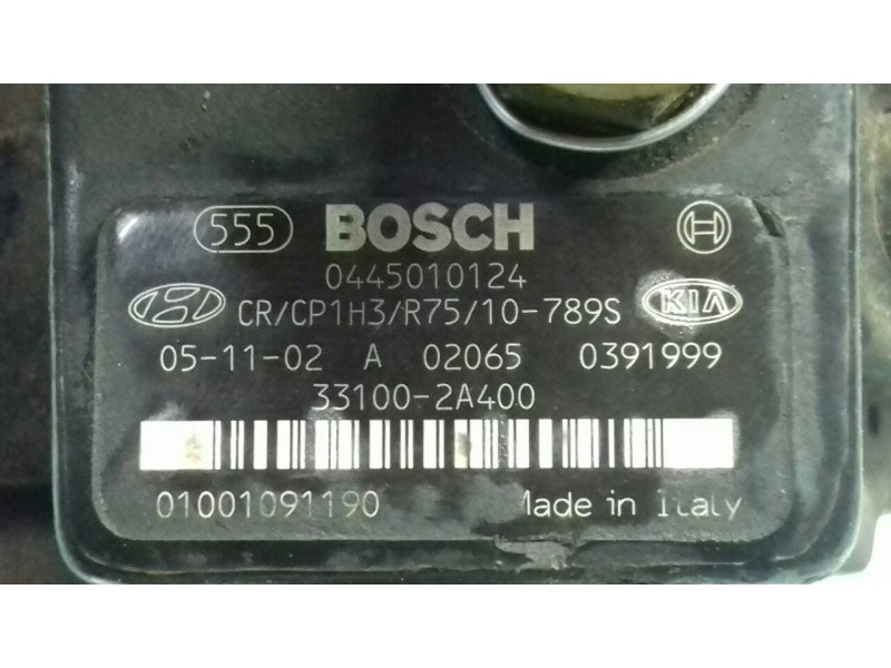Recambio de bomba inyeccion para hyundai matrix (fc) 1.5 crdi cat referencia OEM IAM 0445010124 331002A400 2 PINES Recambio de bomba inyeccion para hyundai matrix (fc) 1.5 crdi cat referencia OEM IAM 0445010124 331002A400 2 PINES