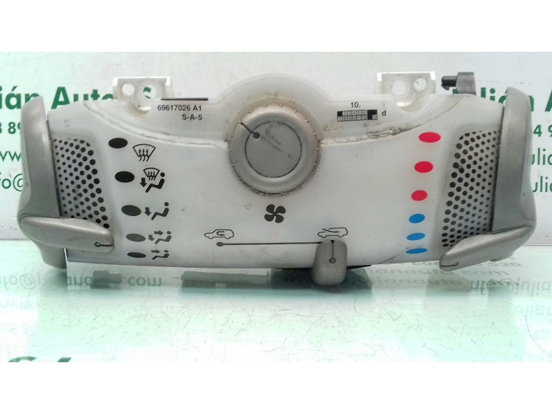 Recambio de mando calefaccion / aire acondicionado para peugeot 107 urban referencia OEM IAM 69617026A1 P69610009AA3E1I 69610009