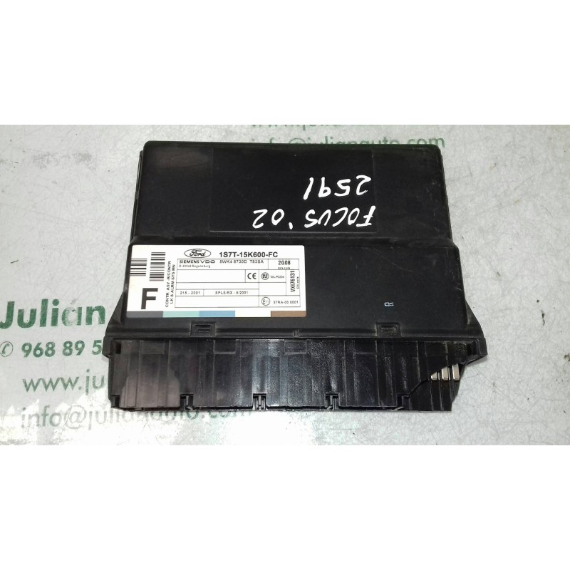 Recambio de centralita check control para ford focus berlina (cak) ambiente referencia OEM IAM 1S7T15K600FC 5WK48730E SIEMENS VD