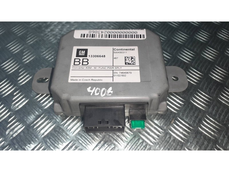Recambio de modulo electronico para opel mokka x design line start/stop referencia OEM IAM 13306648 GPS 5WK50311