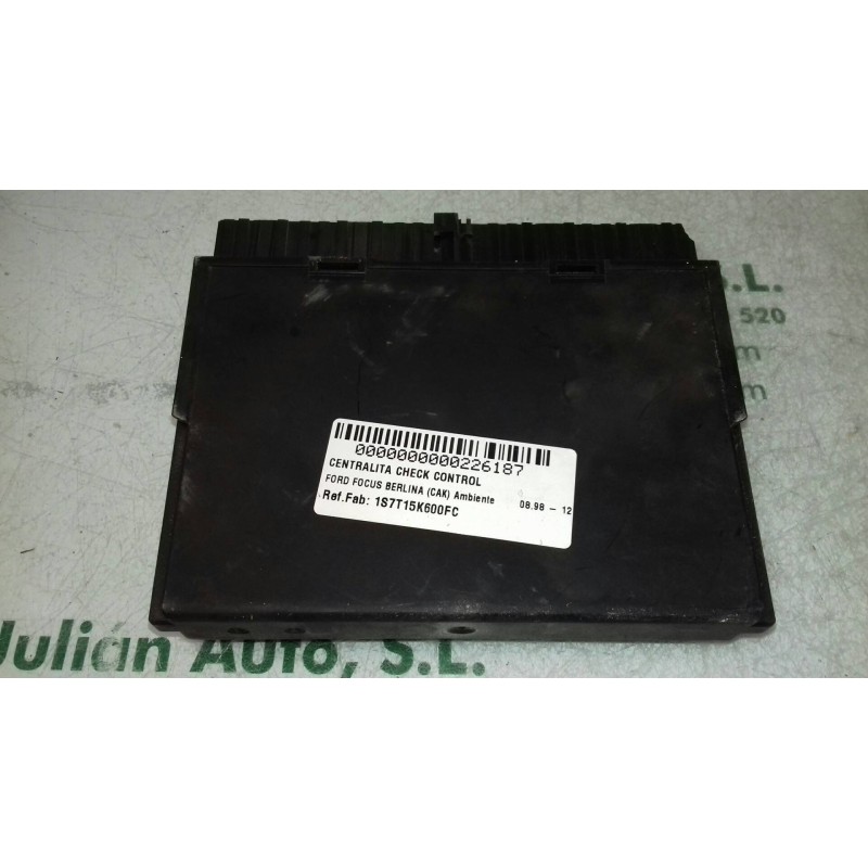 Recambio de centralita check control para ford focus berlina (cak) ambiente referencia OEM IAM 1S7T15K600FC 5WK48730E SIEMENS VD