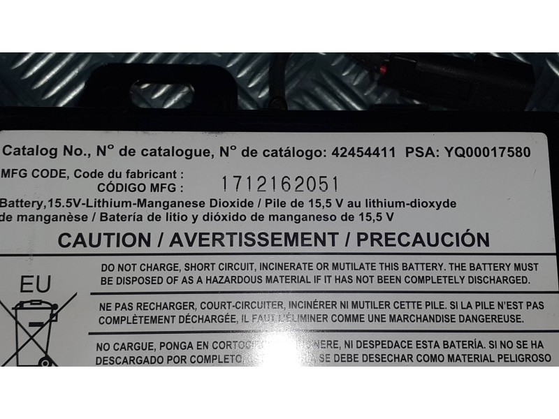 Recambio de modulo electronico para opel mokka x design line start/stop referencia OEM IAM 42454411 YQ00017580 BATERIA