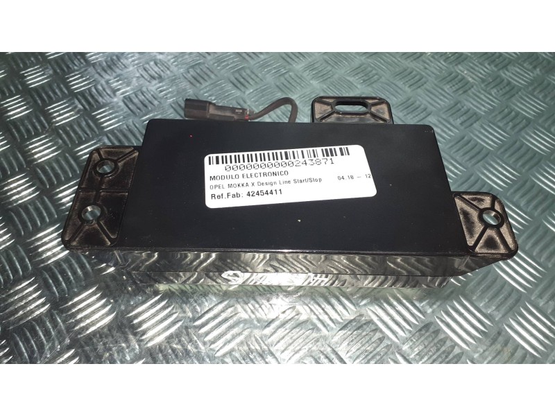 Recambio de modulo electronico para opel mokka x design line start/stop referencia OEM IAM 42454411 YQ00017580 BATERIA