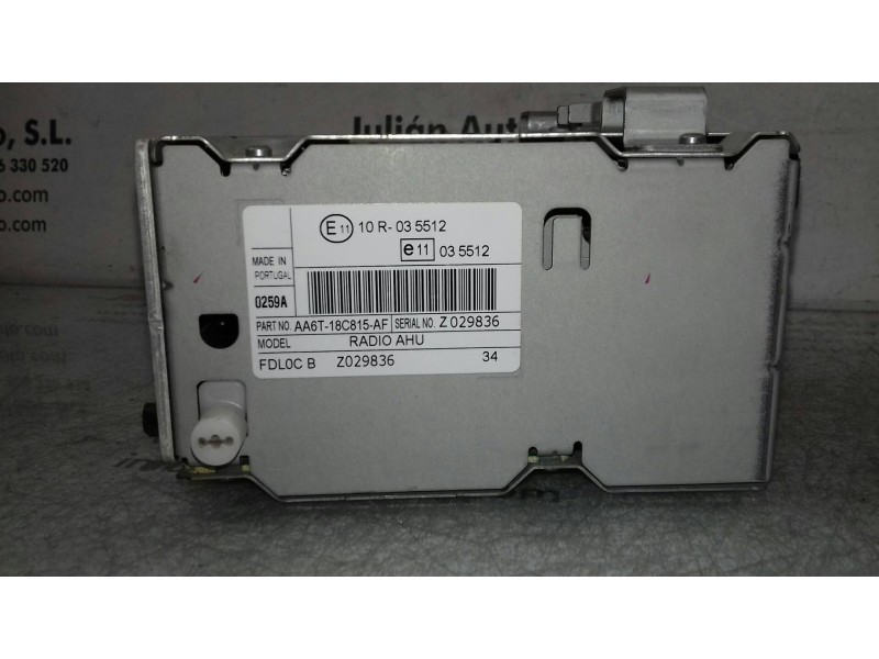 Recambio de sistema audio / radio cd para ford fiesta (cb1) trend referencia OEM IAM 18C815AF E1110R035512 