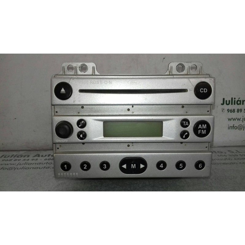 Recambio de sistema audio / radio cd para ford fusion (cbk) elegance referencia OEM IAM 4S6118C815AA  CODE RADIO 7869