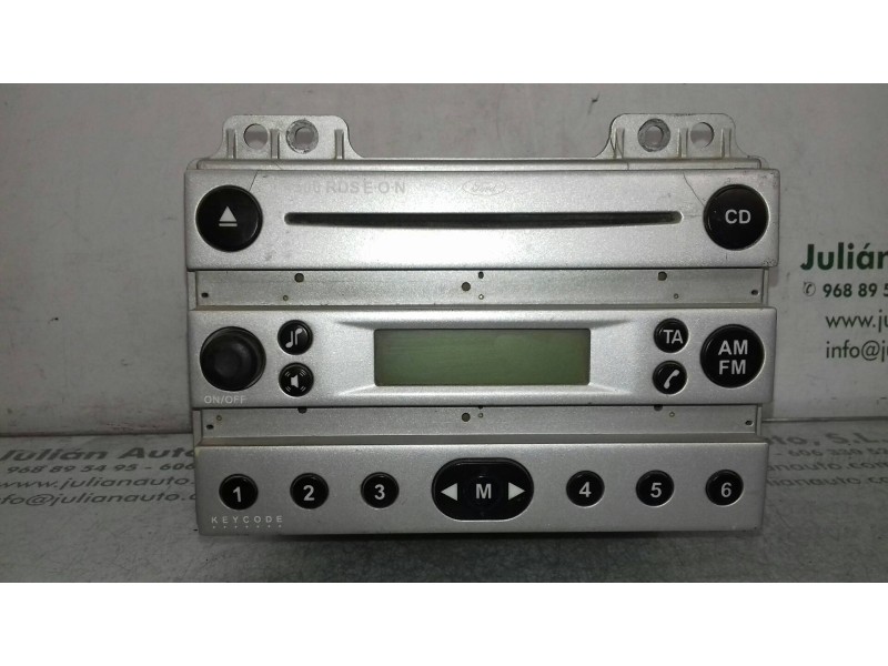 Recambio de sistema audio / radio cd para ford fusion (cbk) elegance referencia OEM IAM 4S6118C815AA  CODE RADIO 7869 Recambio de sistema audio / radio cd para ford fusion (cbk) elegance referencia OEM IAM 4S6118C815AA  CODE RADIO 7869