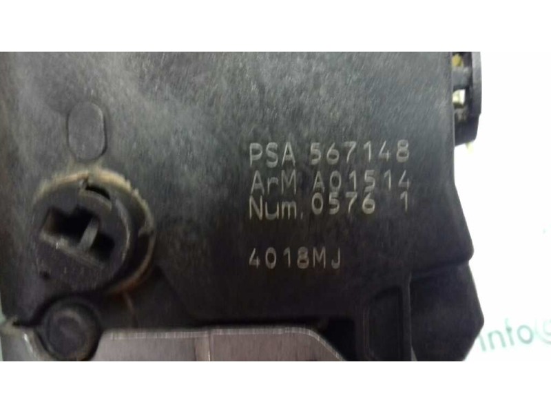 Recambio de cerradura puerta delantera izquierda para peugeot 308 confort referencia OEM IAM 567148 A01514 6 PINES