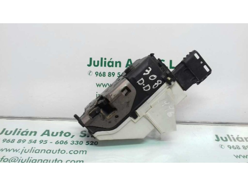 Recambio de cerradura puerta delantera derecha para peugeot 308 confort referencia OEM IAM 567147 A015545 6 PINES