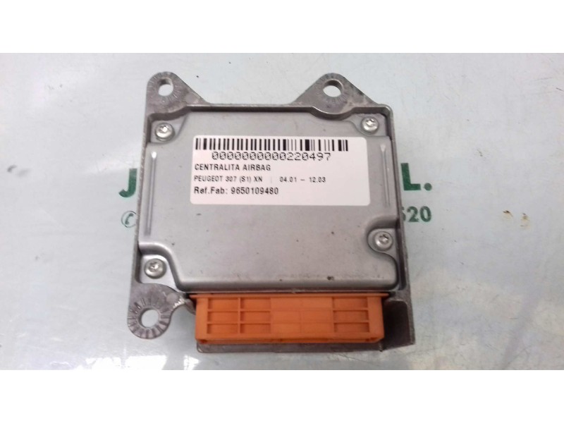 Recambio de centralita airbag para peugeot 307 (s1) xn referencia OEM IAM 9650109480 5WK42908 SIEMENS