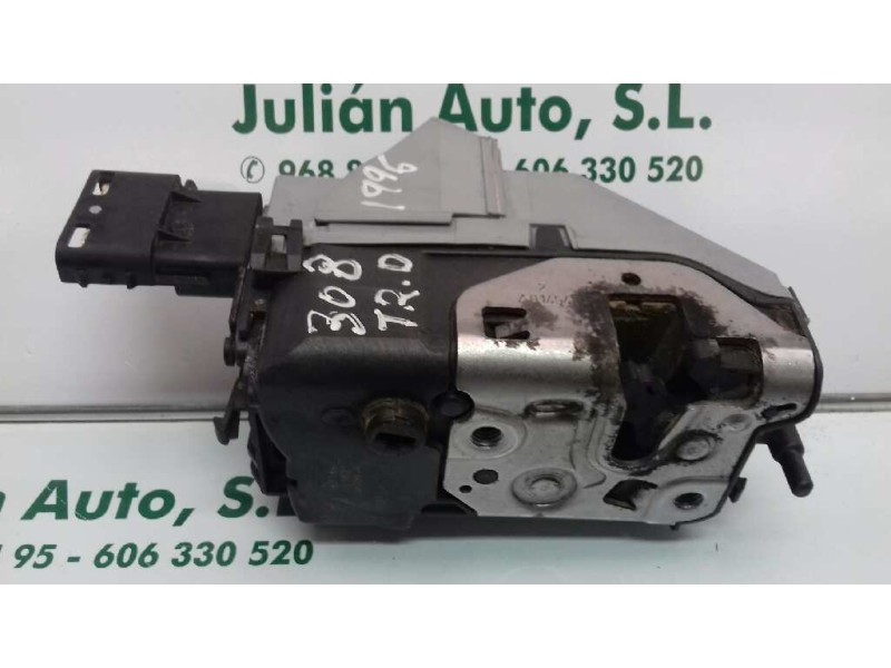 Recambio de cerradura puerta trasera derecha para peugeot 308 confort referencia OEM IAM 567164 A01521 6 PINES