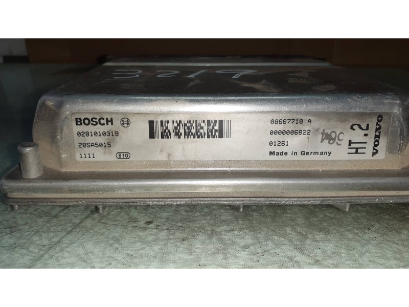 Recambio de centralita motor uce para volvo s60 berlina 2.4 d referencia OEM IAM 08667710A 0281010319 BOSCH