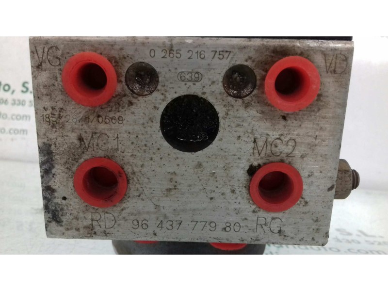 Recambio de abs para peugeot 307 (s1) xn referencia OEM IAM 9643777980 0265216757 073004562