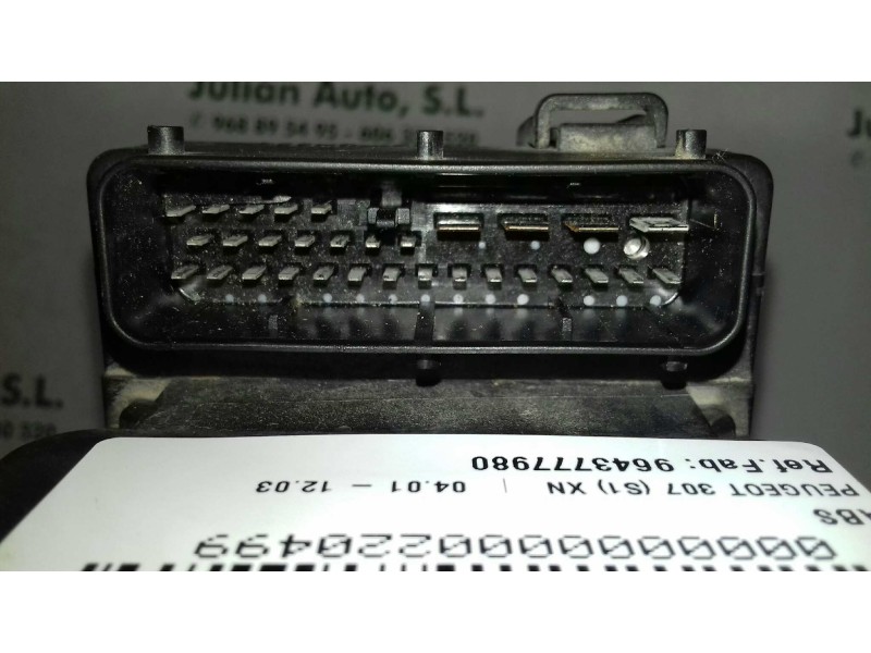 Recambio de abs para peugeot 307 (s1) xn referencia OEM IAM 9643777980 0265216757 073004562