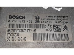 Recambio de centralita motor uce para citroen xsara picasso 1.6 hdi 90 sx top referencia OEM IAM 9656161680 0281012468 BOSCH 2
