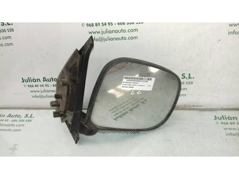 Recambio de retrovisor derecho para nissan serena (c23m) 2.3 invitation d referencia OEM IAM 836050  MANUAL