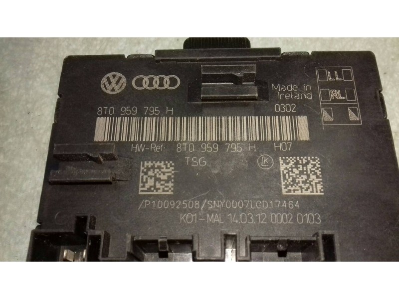 Recambio de modulo electronico para audi a5 sportback (8t) 2.0 tdi quattro (130kw) referencia OEM IAM 8T0959795H  