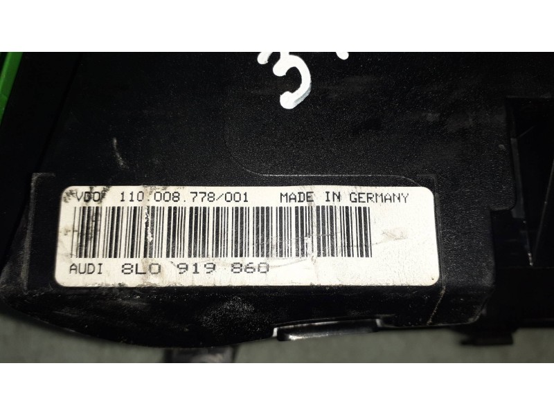 Recambio de cuadro instrumentos para audi a3 (8l) 1.9 tdi ambiente referencia OEM IAM 8L0919860 88311245 110008778