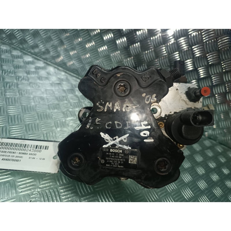 Recambio de depresor freno / bomba vacio para smart forfour cdi (50kw) referencia OEM IAM A6400700601 0445010096 BOSCH