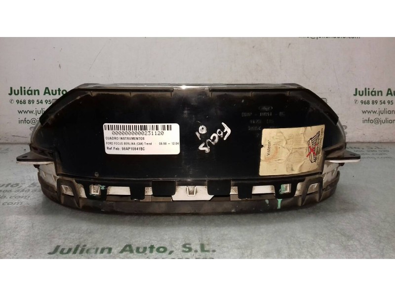 Recambio de cuadro instrumentos para ford focus berlina (cak) trend referencia OEM IAM 98AP10841BC  VISTEON