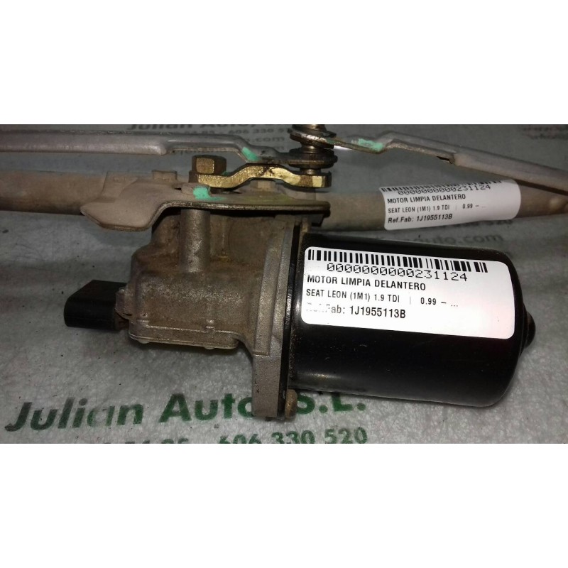 Recambio de motor limpia delantero para seat leon (1m1) 1.9 tdi referencia OEM IAM 1J1955113B 443122235017 443122275019