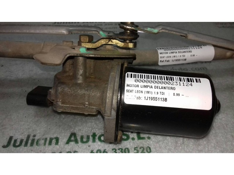 Recambio de motor limpia delantero para seat leon (1m1) 1.9 tdi referencia OEM IAM 1J1955113B 443122235017 443122275019