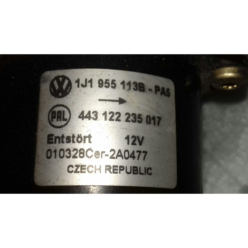 Recambio de motor limpia delantero para seat leon (1m1) 1.9 tdi referencia OEM IAM 1J1955113B 443122235017 443122275019