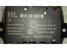Recambio de modulo electronico para mercedes-benz clase c (w204) berlina c 220 cdi (204.008) referencia OEM IAM A2048702326 A204 2