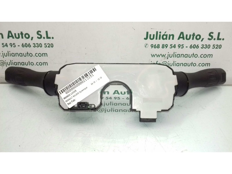 Recambio de mando luces para renault koleos dynamique referencia OEM IAM   