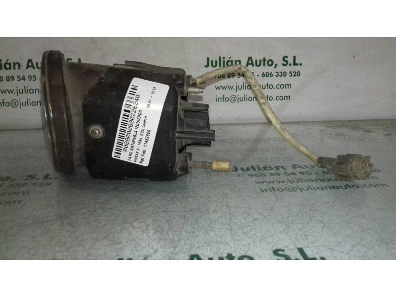 Recambio de faro antiniebla izquierdo para nissan x-trail (t30) comfort referencia OEM IAM 11463626  