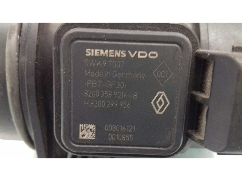 Recambio de caudalimetro para renault clio iii confort expression referencia OEM IAM 8200299956 5WK97007 