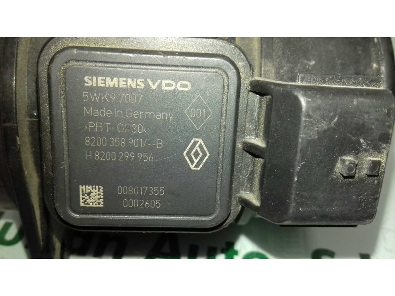 Recambio de caudalimetro para renault clio iii exception referencia OEM IAM 8200358901 5WK97007 