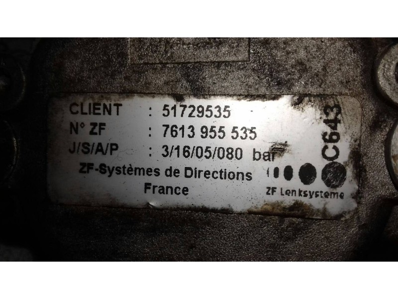 Recambio de bomba direccion para fiat doblo (119) 1.3 16v jtd cat referencia OEM IAM 7613955535 51729535 