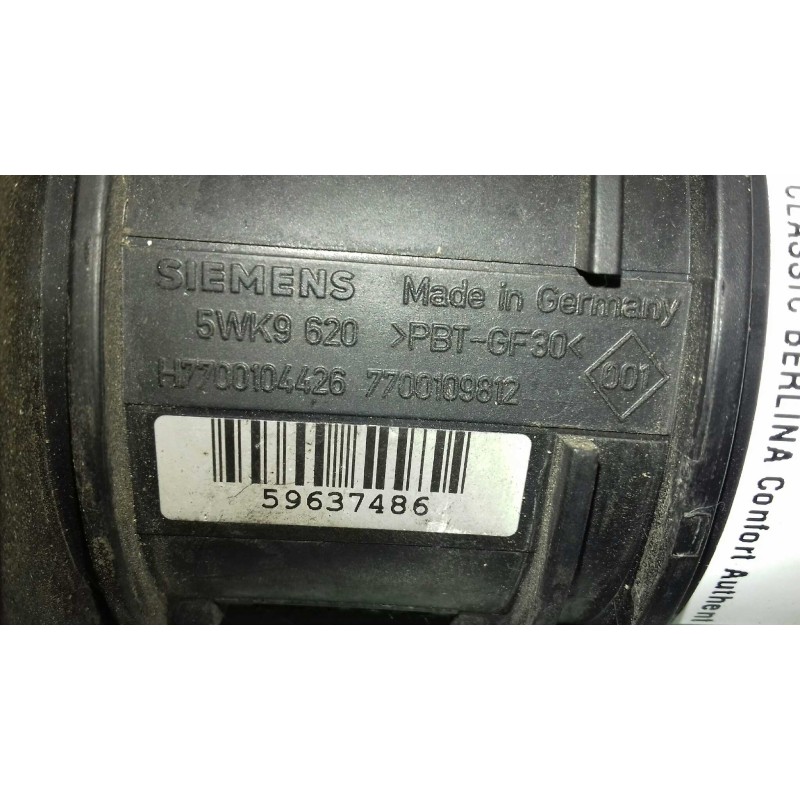 Recambio de caudalimetro para renault megane ii classic berlina confort authentique referencia OEM IAM 7700104426 7700109812 5WK