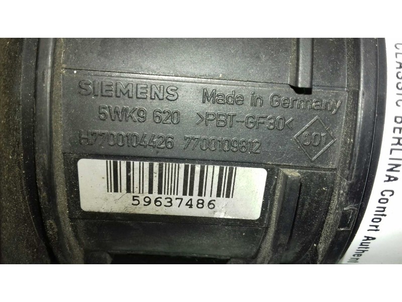 Recambio de caudalimetro para renault megane ii classic berlina confort authentique referencia OEM IAM 7700104426 7700109812 5WK