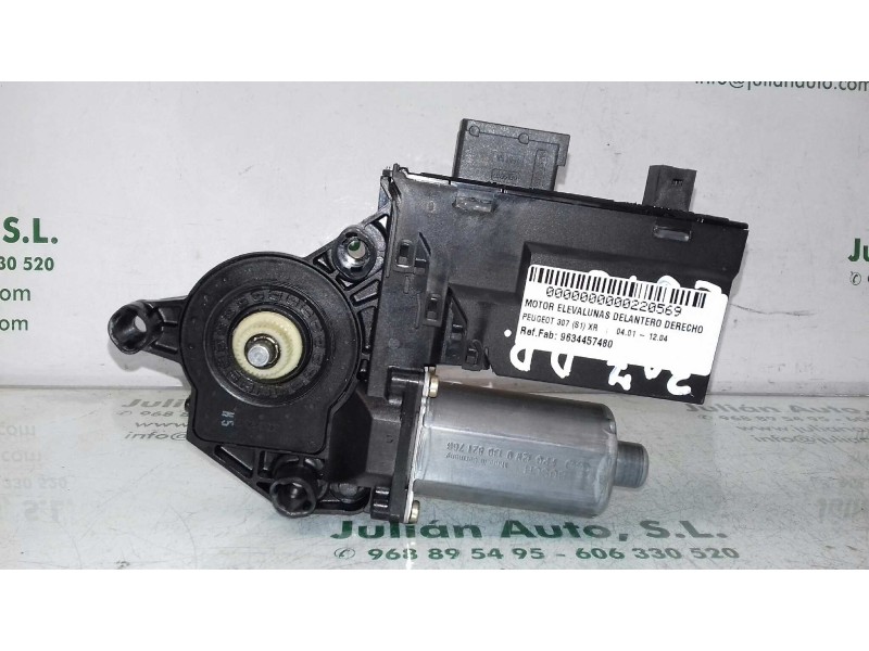 Recambio de motor elevalunas delantero derecho para peugeot 307 (s1) xr referencia OEM IAM 9634457480 990829101 0130821766