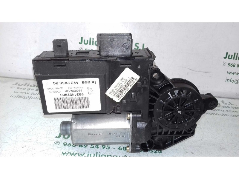 Recambio de motor elevalunas delantero derecho para peugeot 307 (s1) xr referencia OEM IAM 9634457480 990829101 0130821766