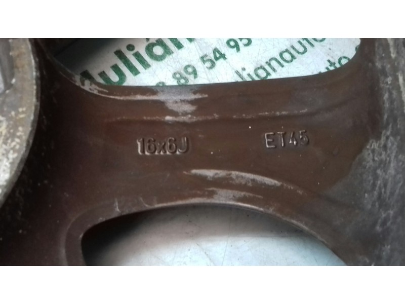Recambio de llanta para nissan note acenta referencia OEM IAM KE409-3V101 16X6J ET45