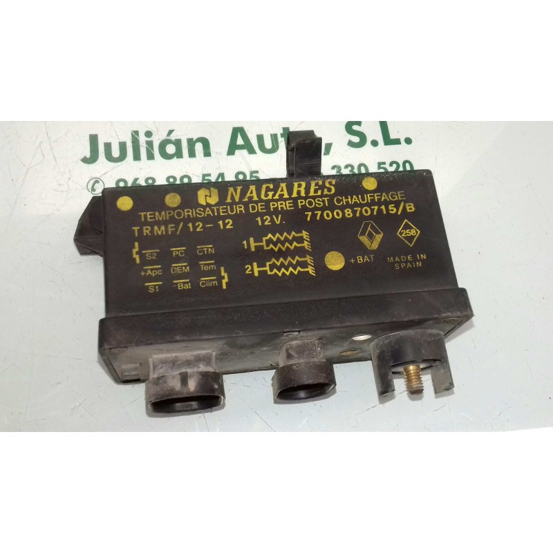 Recambio de caja precalentamiento para renault megane i classic (la0) 1.9 d europa referencia OEM IAM 7700870715B  NAGARES
