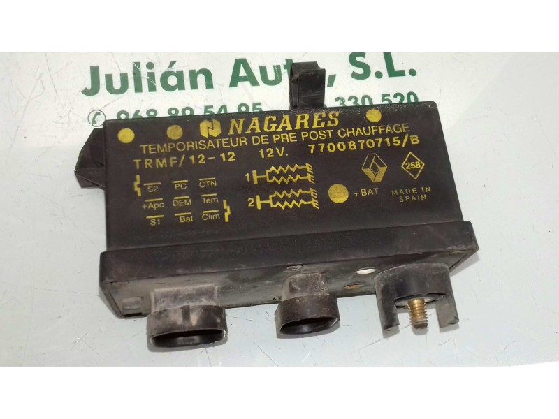 Recambio de caja precalentamiento para renault megane i classic (la0) 1.9 d europa referencia OEM IAM 7700870715B  NAGARES