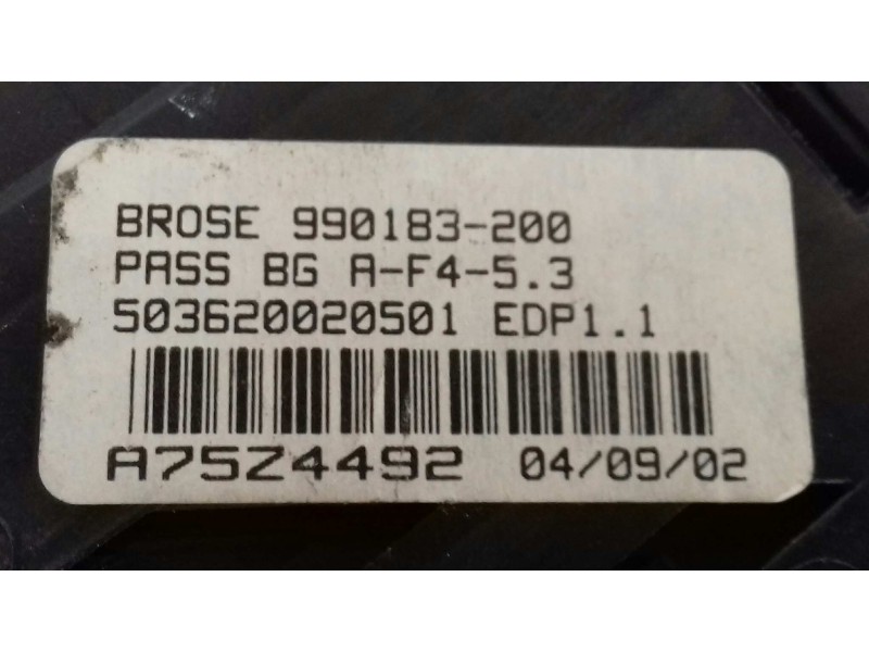 Recambio de motor elevalunas delantero derecho para peugeot 307 (s1) xr referencia OEM IAM 9634457480 990829101 0130821766