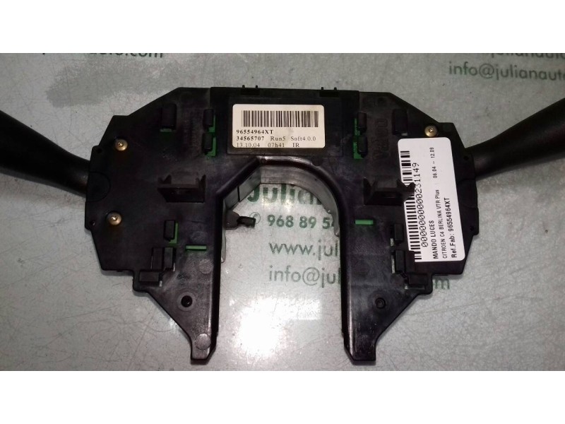 Recambio de mando luces para citroen c4 berlina vtr plus referencia OEM IAM 96554964XT 34565707 