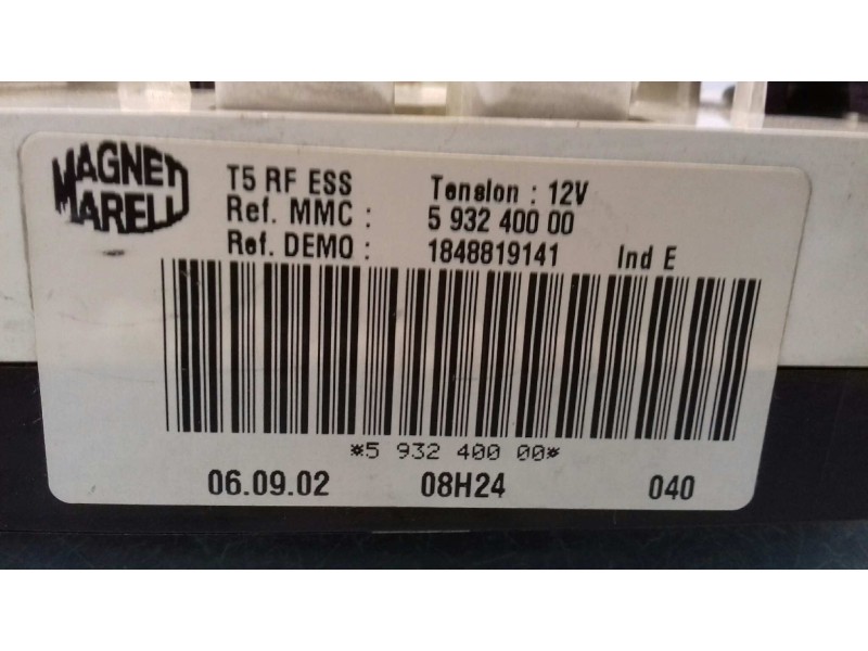 Recambio de mando calefaccion / aire acondicionado para peugeot 307 (s1) xr referencia OEM IAM 593240000 1848819141 MAGNETI MARE