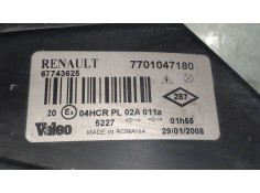 Recambio de faro derecho para renault megane i classic (la0) 1.9 dti alize referencia OEM IAM 7701047180  VALEO 2