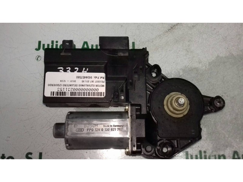 Recambio de motor elevalunas delantero izquierdo para peugeot 307 (s1) xs referencia OEM IAM 9634457580 990830101 0130821767